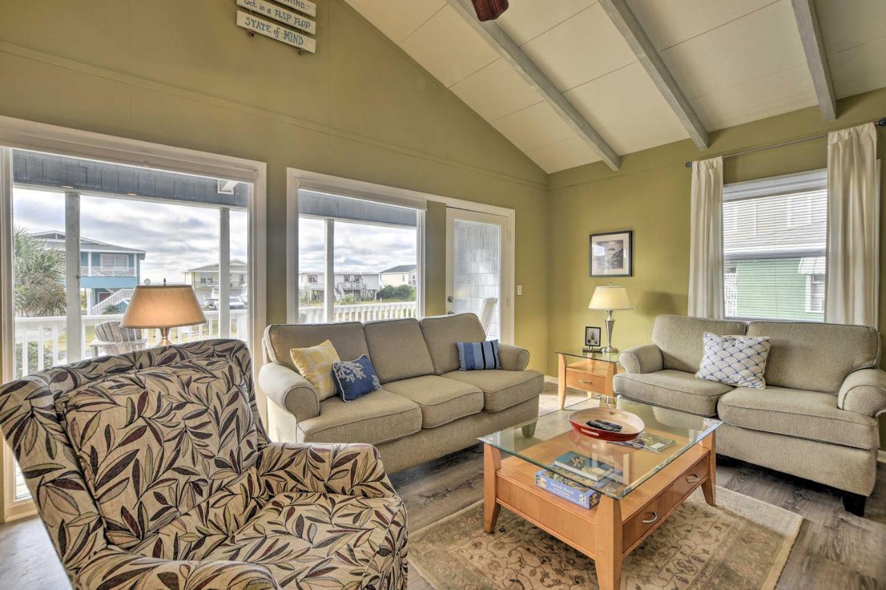 Holden Beach Family Abode - Steps To Ocean! Exterior photo