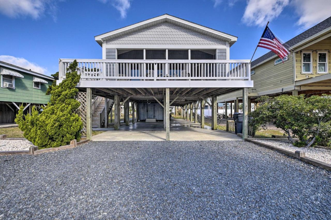 Holden Beach Family Abode - Steps To Ocean! Exterior photo